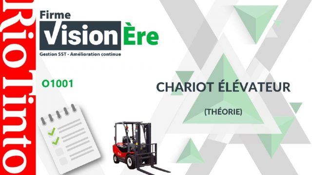 Chariot élévateur (Théorie) – Rio Tinto (Code : O1001)