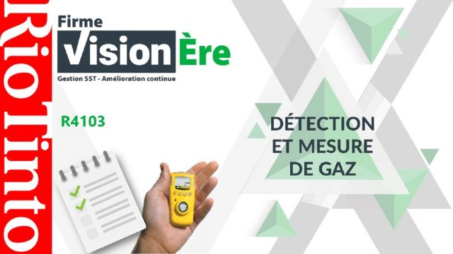 Détection et mesure de gaz  – Rio Tinto (Code : R2098)