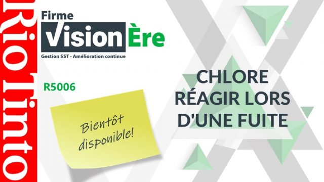 Chlore – Réagir lors d’une fuite – Rio Tinto (Code : R5006)