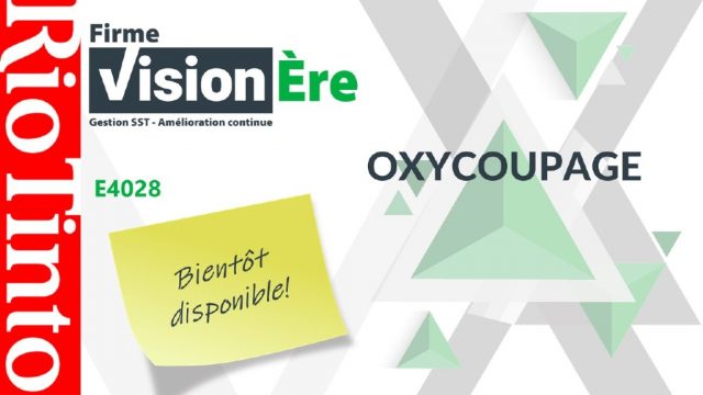 Oxycoupage – Rio Tinto (Code : E4028)