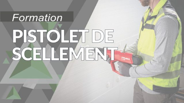 Pistolet de scellement