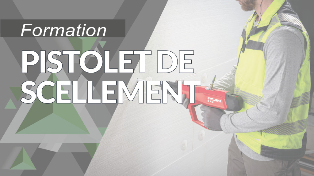 Pistolet de scellement