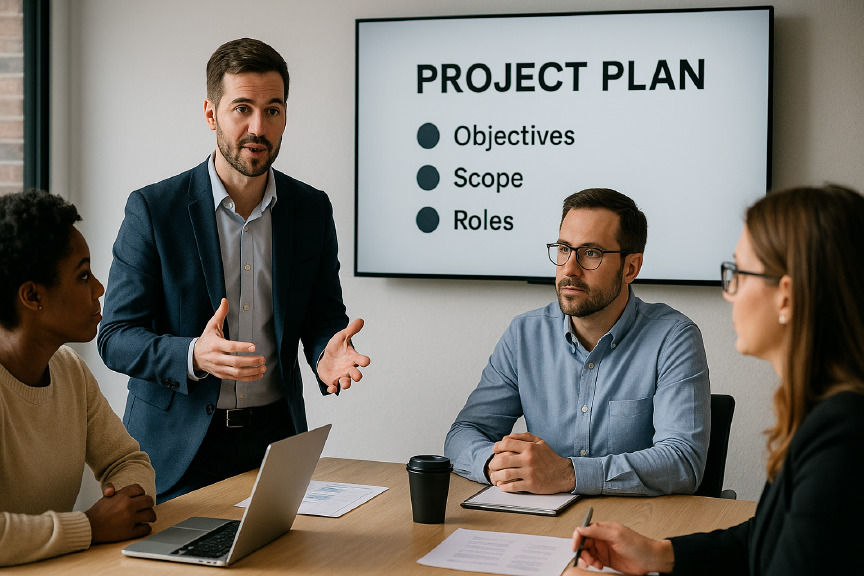 Lancement de projet avec parties prenantes