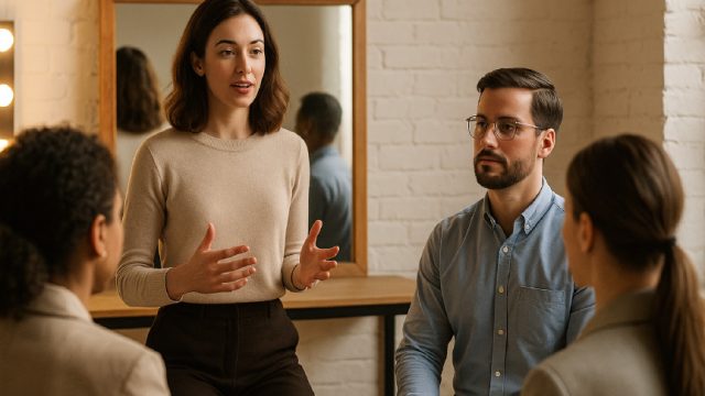 Adopt a favorable verbal posture