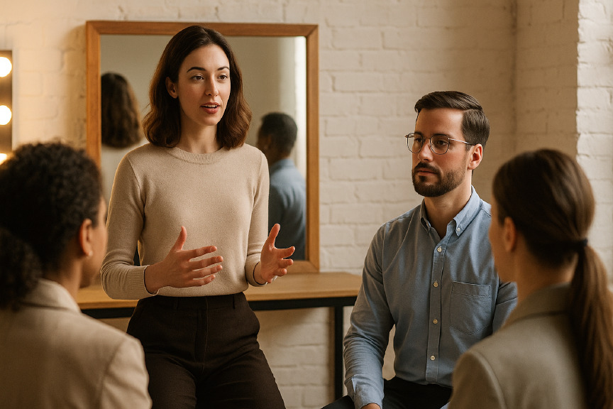 Adopt a favorable verbal posture