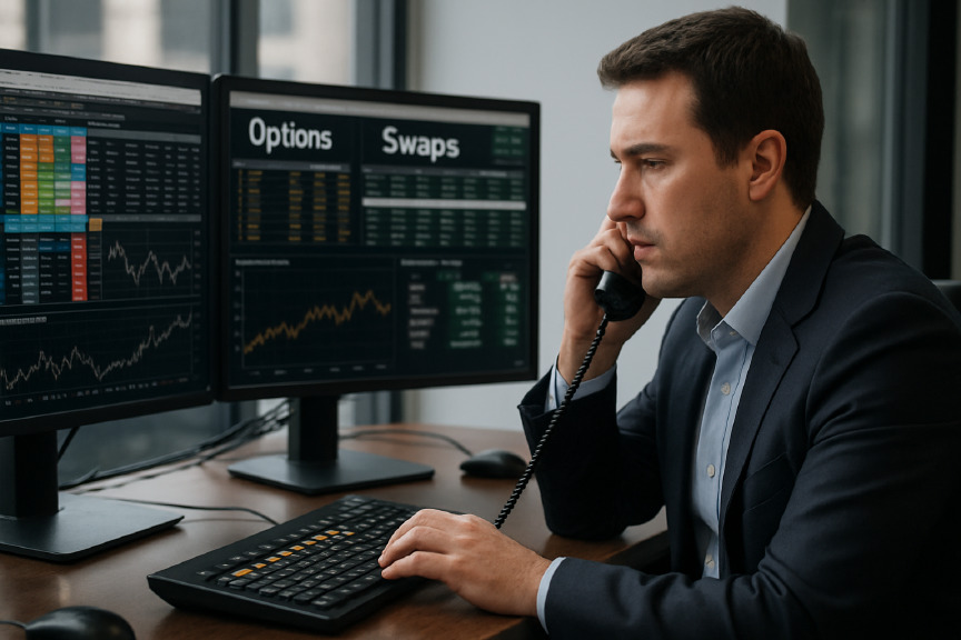 Derivatives: interactive practical cases