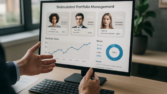 Adaptive simulated portfolio strategies