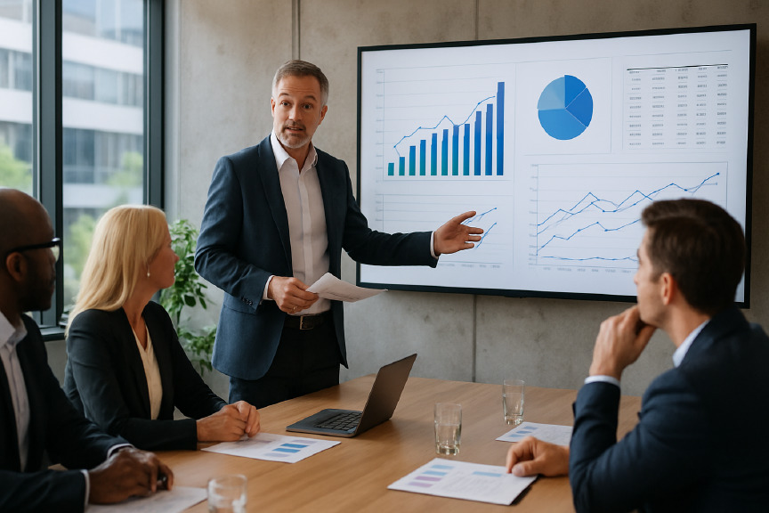 Manage with quarterly reporting