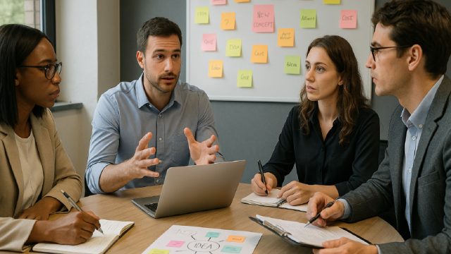 Adaptive Practice of Strategic Brainstorming