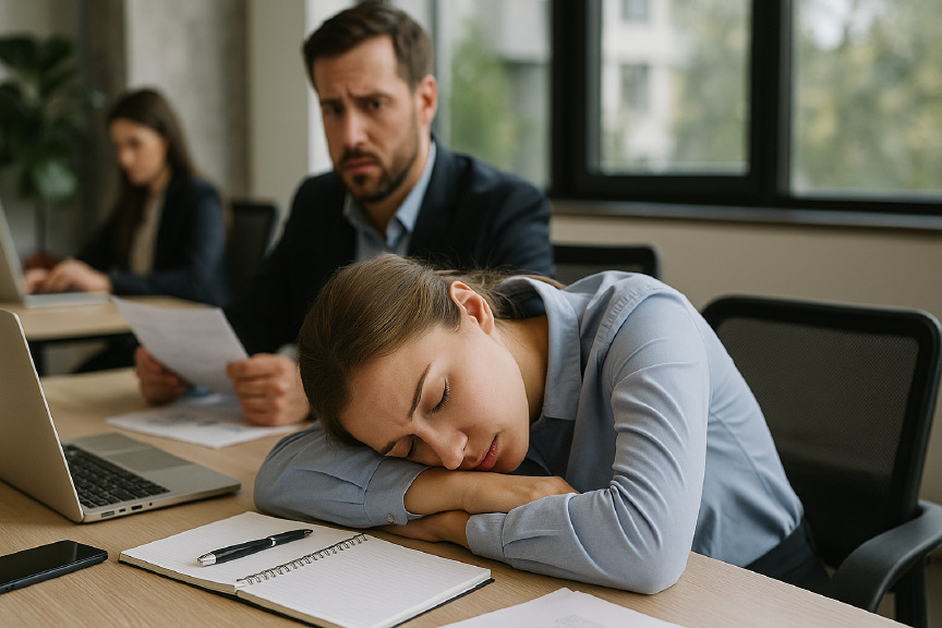 Why sleep better at work?