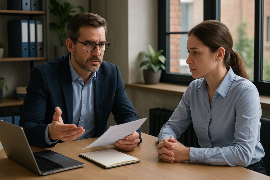 Conducting a disciplinary interview