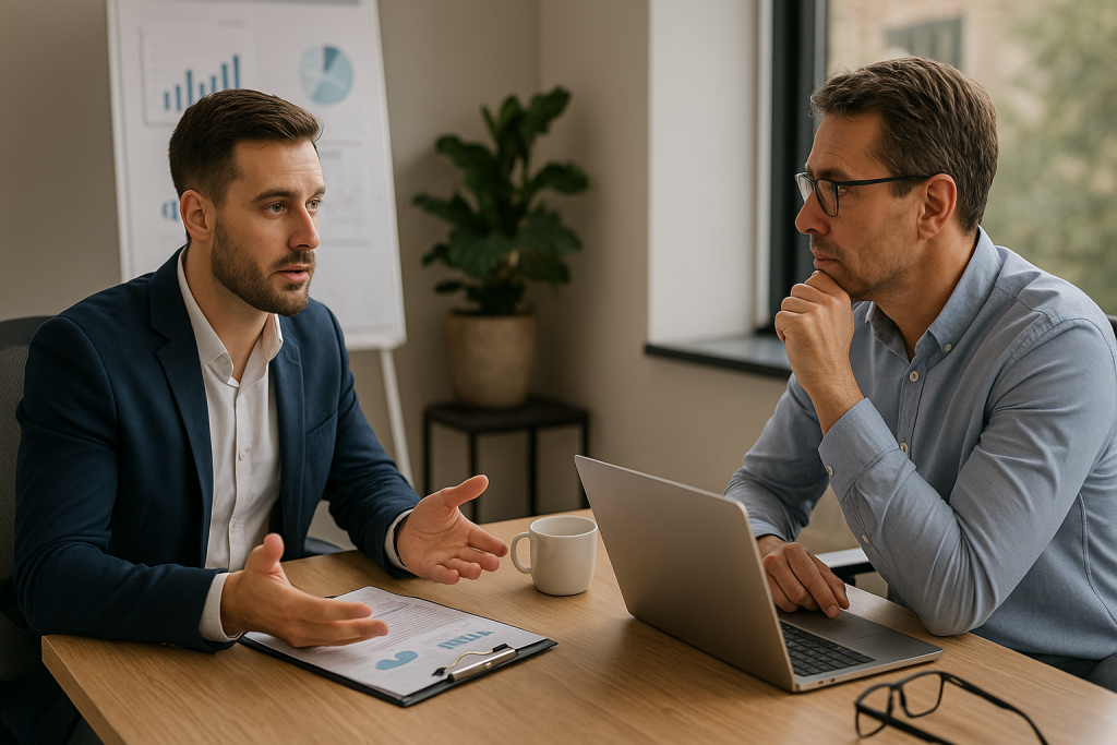 Upselling and cross-selling to an existing customer