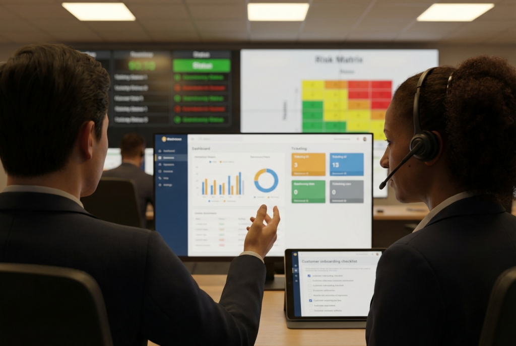 Welcoming a new customer