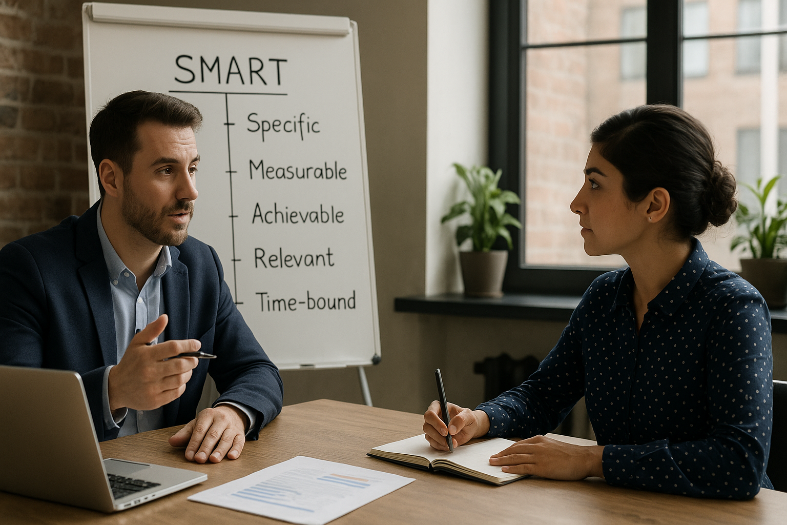 Establish SMART goals for professional performance