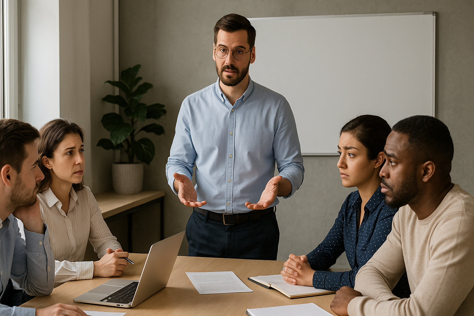 Adapting one's professional approach to the work context