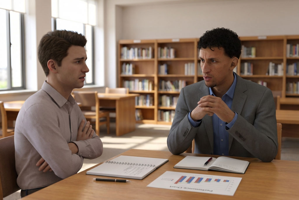 Post-project debriefing with the team