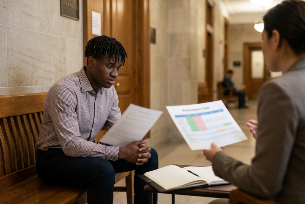 Conducting a disciplinary interview