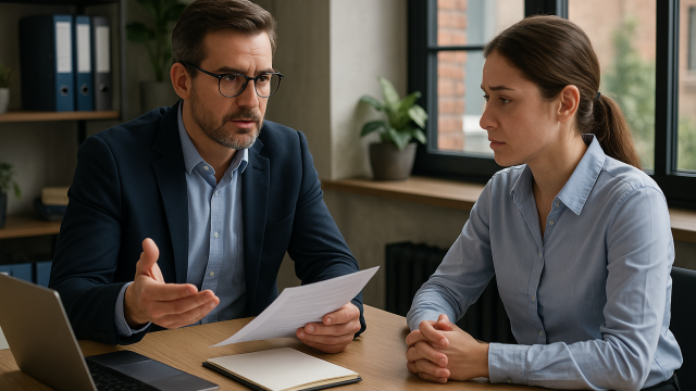 Conducting a disciplinary interview