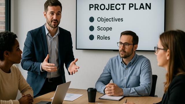 Lancement de projet avec parties prenantes