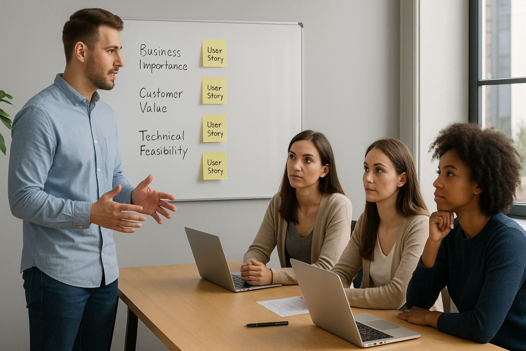 Agile backlog prioritization