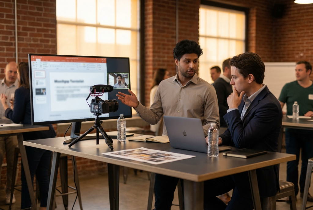 Animation d’un webinar client