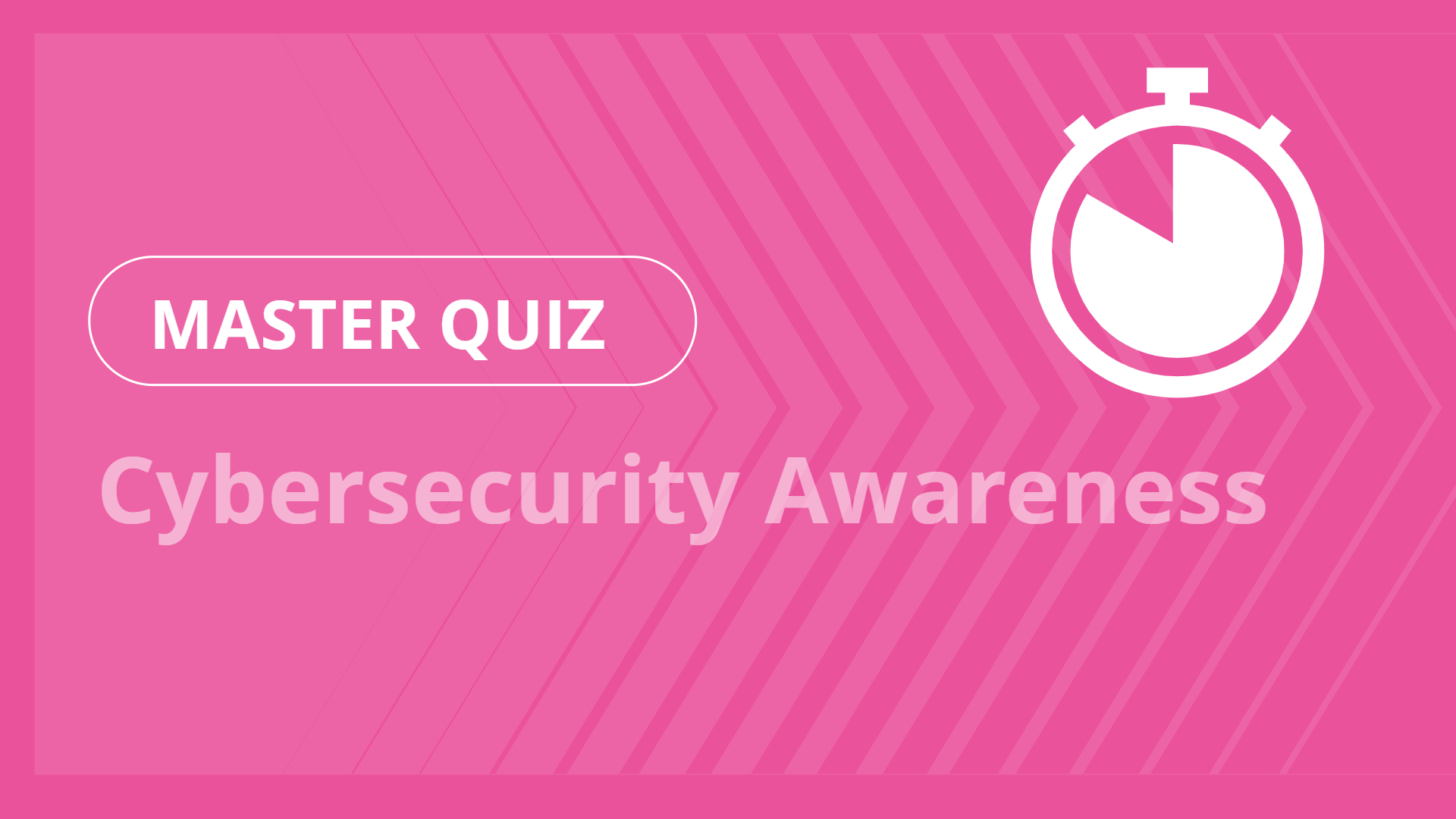 Master quiz - Cybersecurity Awareness