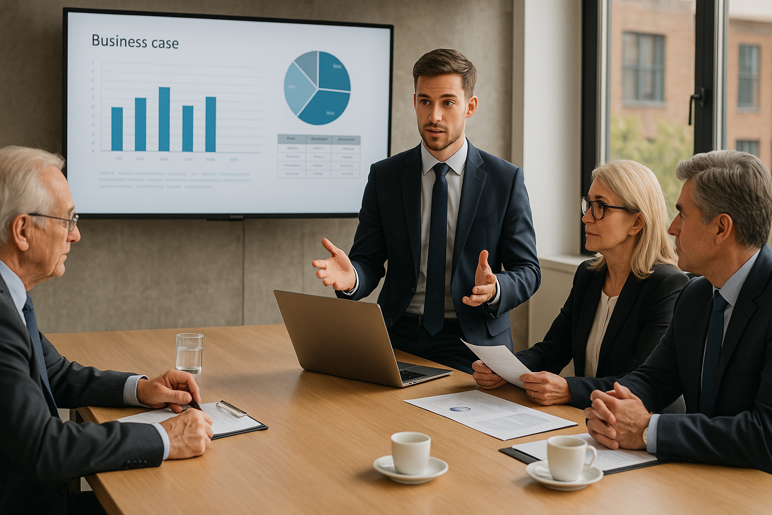 Analyzing business cases through simulations