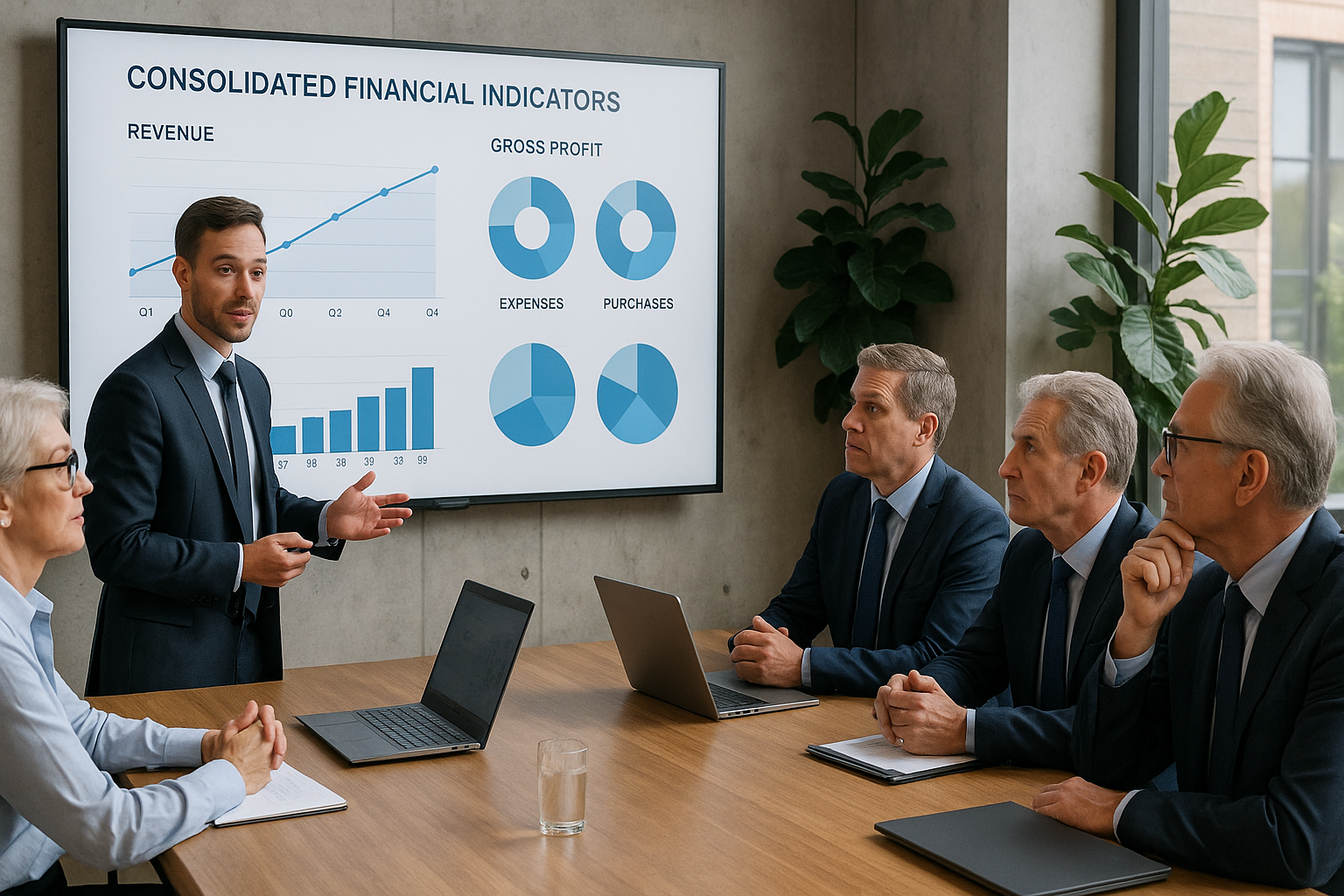 Scenarios and decisions for project management