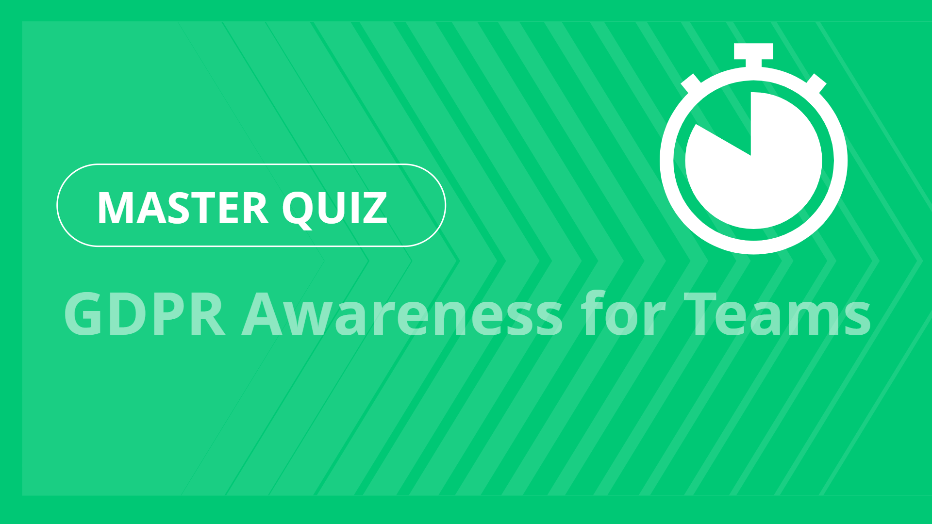 Master quiz - GDPR Awareness for Teams