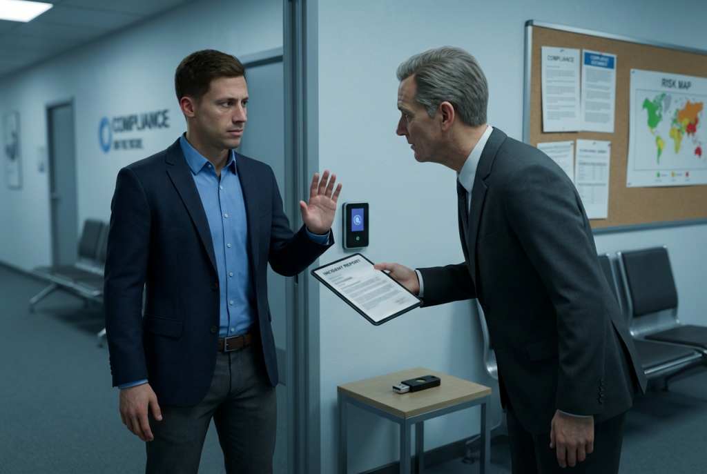 Échange sur un incident de sécurité