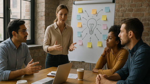 Brainstorming on a new offer