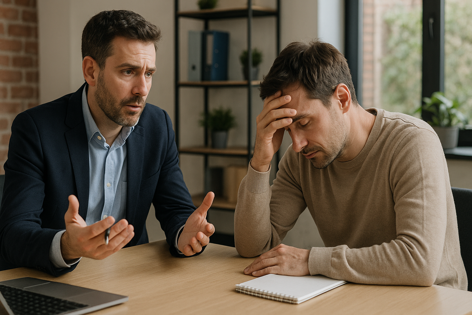 Taking action in response to warning signs in the workplace