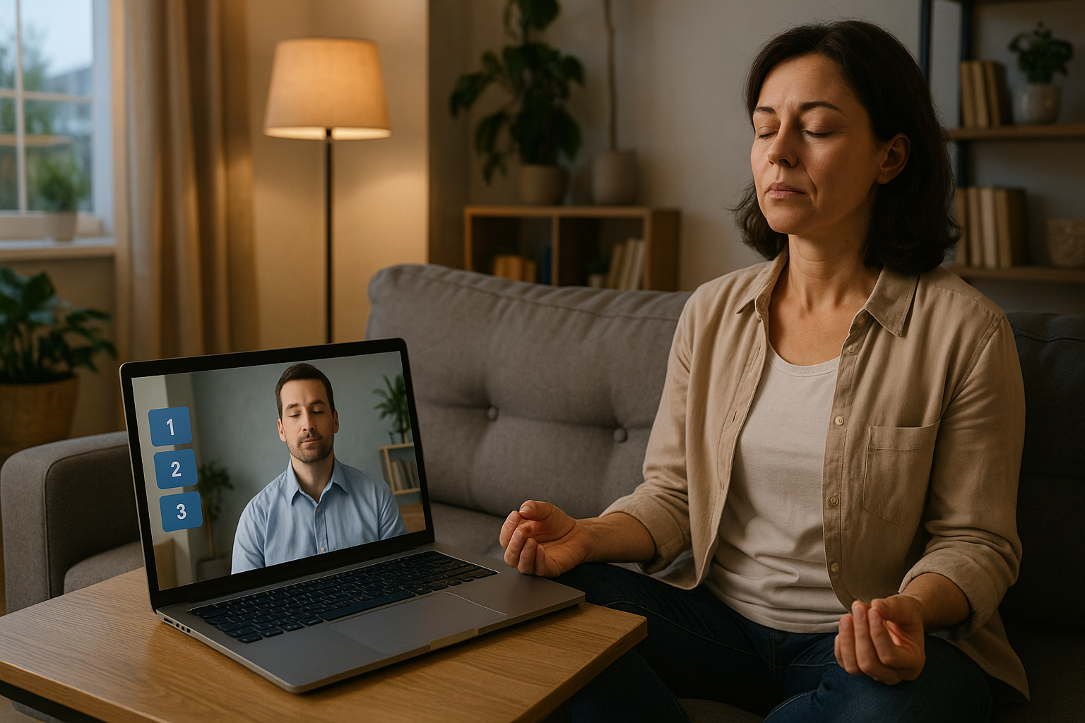 Relaxation in the workplace: practical guided role-playing exercises