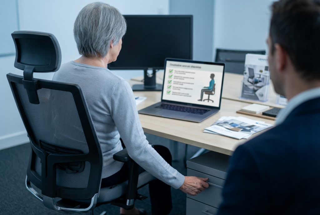 Principes d’ergonomie au poste de travail (posture, réglages)