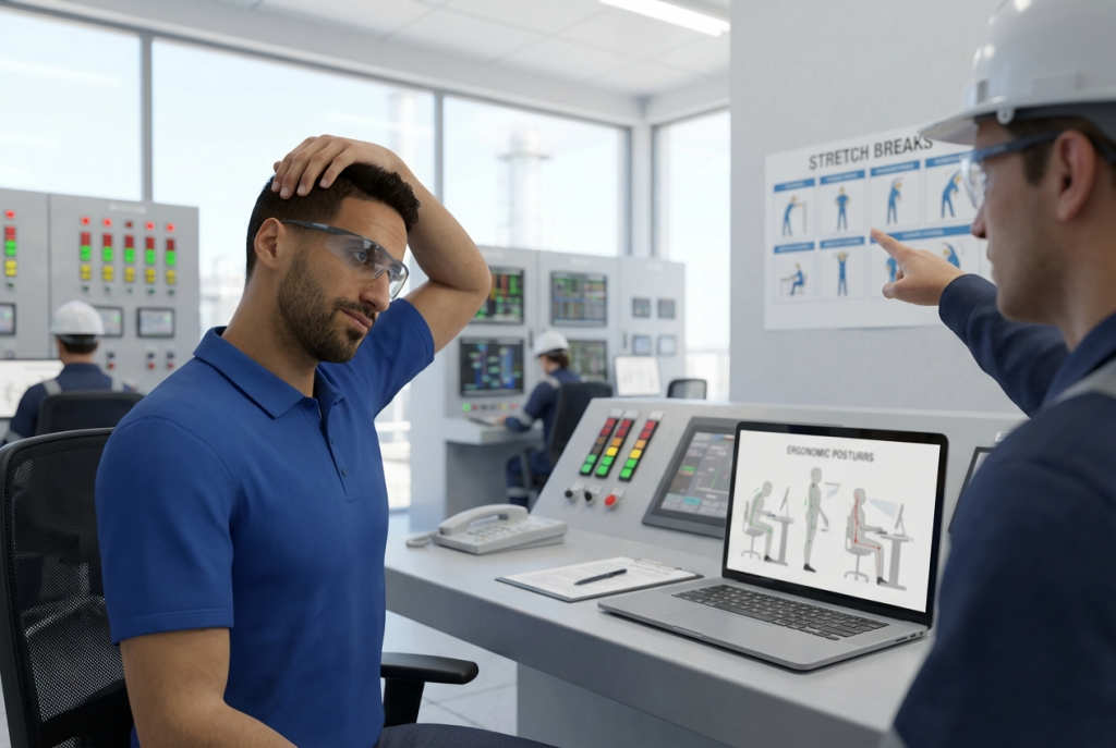 Exercices d’étirement et pauses actives