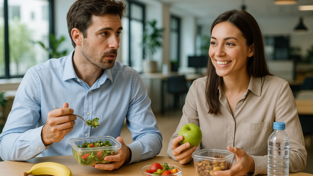 Collations saines et gestion de la pause déjeuner