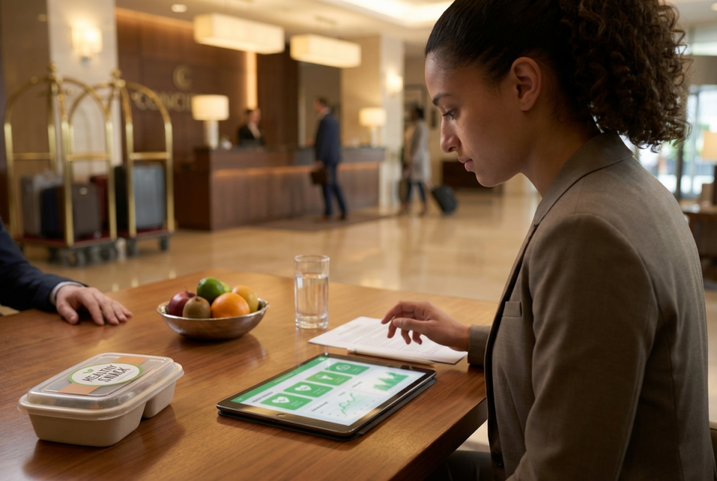 Healthy snacks and lunch break management