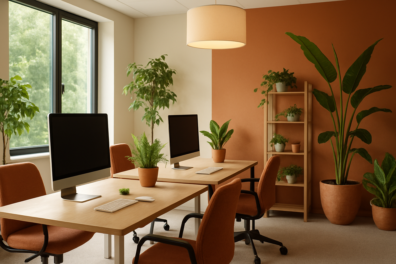 Stratégies de design biophilique pour espaces de travail efficaces