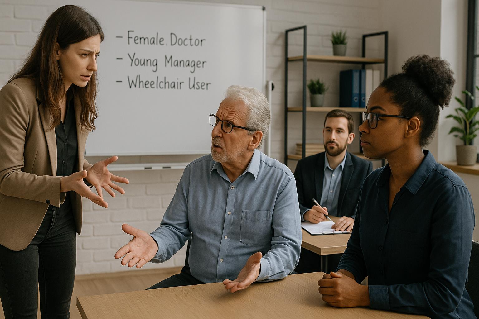 Taking action against stereotypes in professional situations