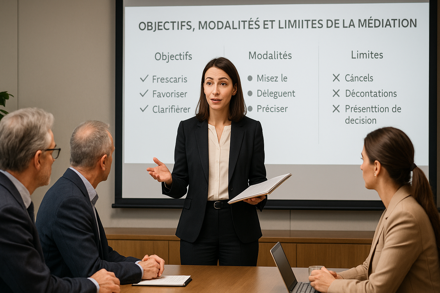 Adapting mediation to different professional contexts