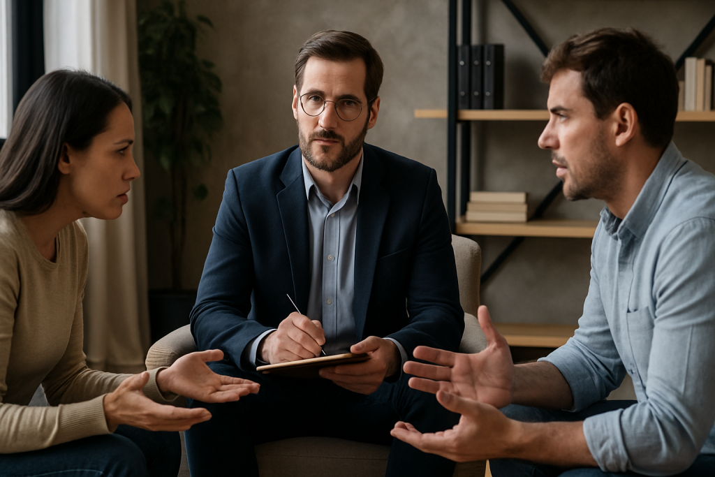 Shuttle mediation: maintaining dialogue