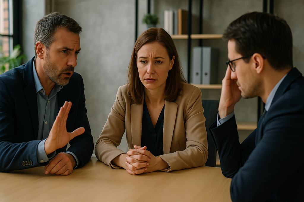 Managing one’s emotions in the face of conflict