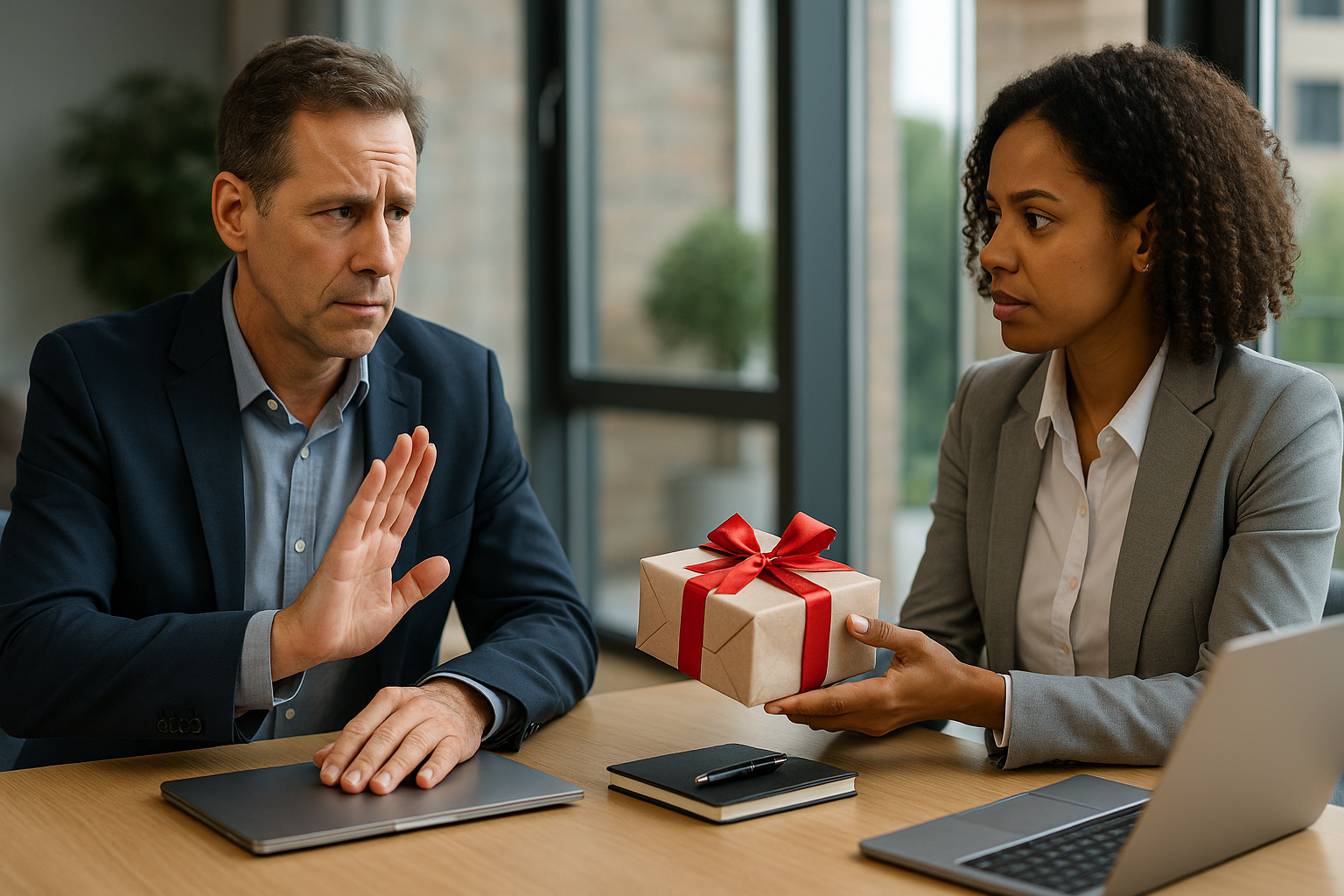 Agir avec intégrité face aux cadeaux et invitations professionnelles