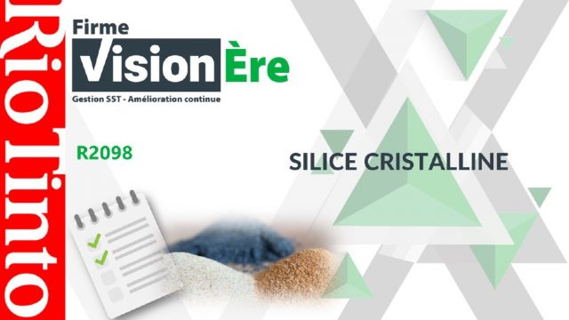 Silice cristalline – Rio Tinto (Code : R2098)
