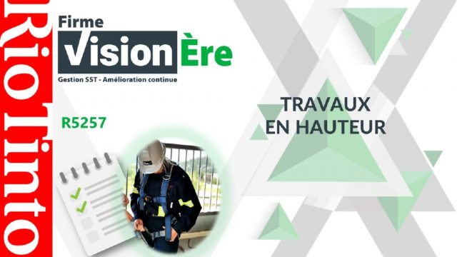 Travaux en hauteur – Rio Tinto (Code : R5257)