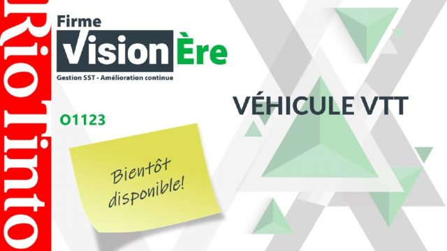 Véhicule VTT – Rio Tinto (Code : O1123)