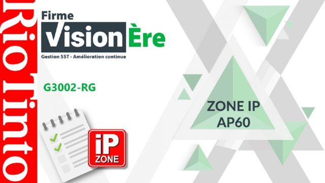 Zone IP-AP60  – Rio Tinto (Code : G3002-AA)