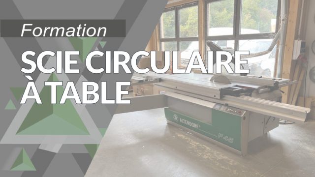 Scie circulaire à table